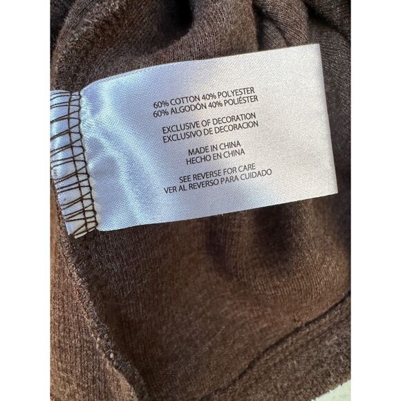 Eddie Bauer Brown 1/4 zip fleece Mens XXL - Picture 5 of 9